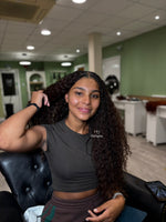 Load image into Gallery viewer, Bulk Burmese Curly Hair for Boho Braids Goddess Braids and Bora Bora Braids ‘The Malak Mix’ Colour 4/30 Blend
