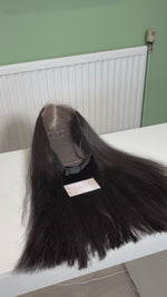 Load and play video in Gallery viewer, 5x5 Glueless closure wig
