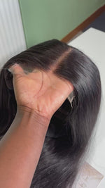 Load and play video in Gallery viewer, 5x5 Glueless closure wig
