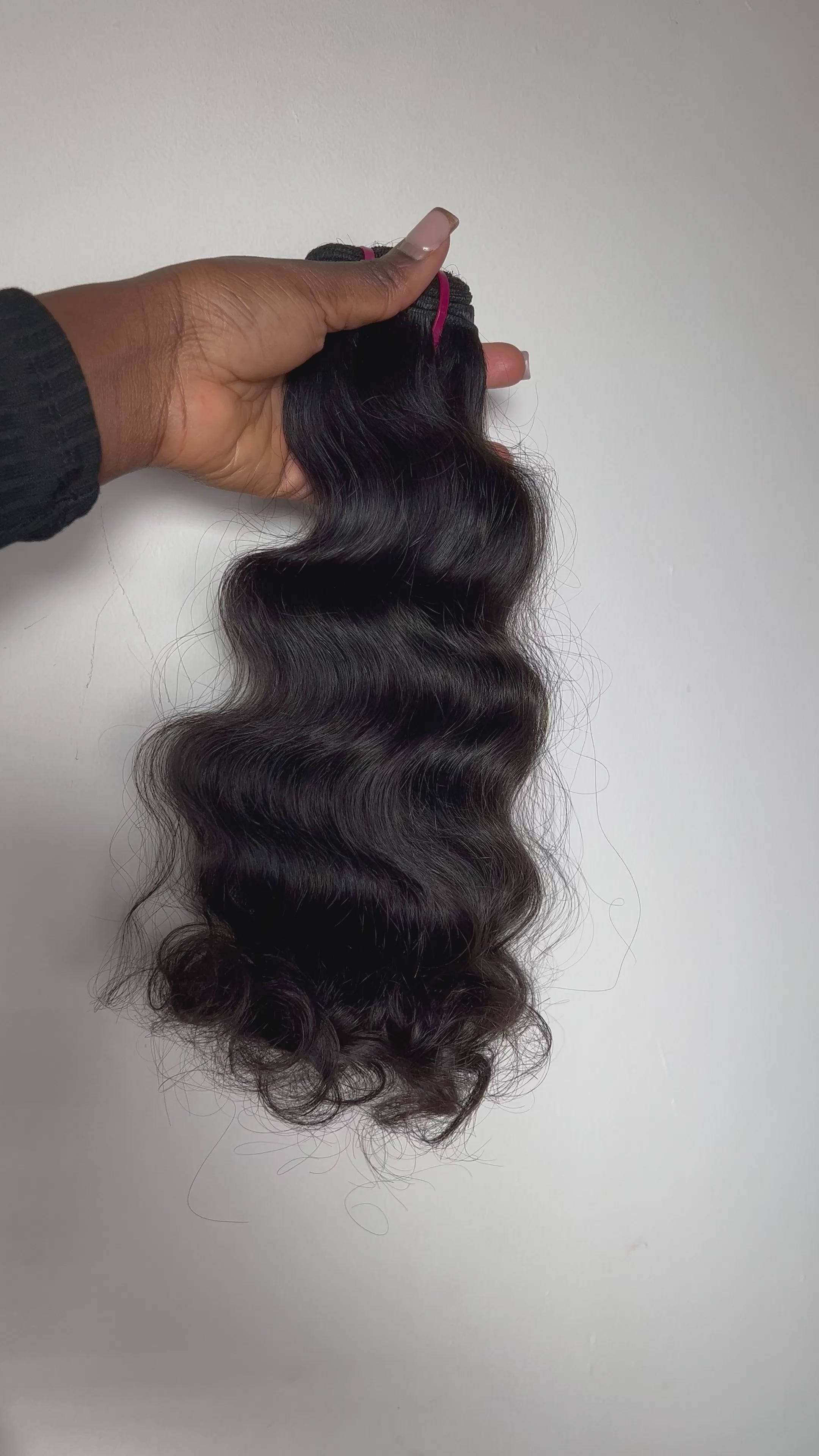 Deep wave raw Indian human hair