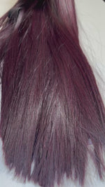 Load and play video in Gallery viewer, Burgundy 3x6 Closure Wig 100% Vietnamese Human Hair Ready to Wear hd lace
