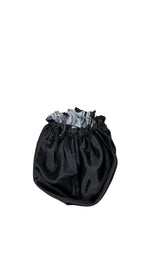 Load image into Gallery viewer, Reversible silky satin bonnet with adjustable drawstring
