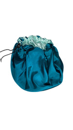 Load image into Gallery viewer, Reversible silky satin bonnet with adjustable drawstring
